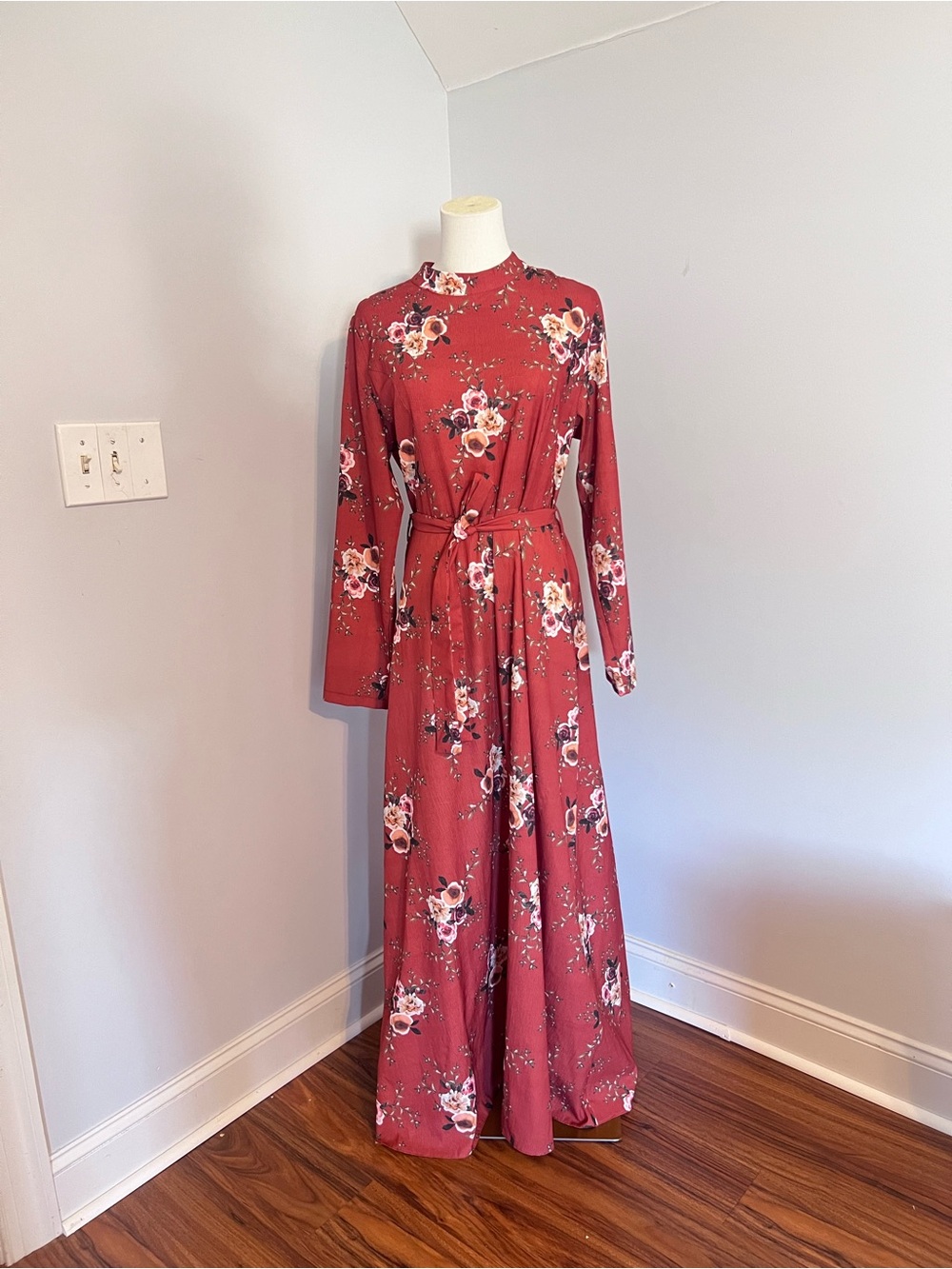 Modest Long Sleeved Maxi Dress